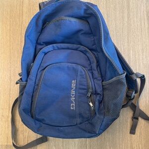 Dakine Navy Blue Striped Daypack Backpack